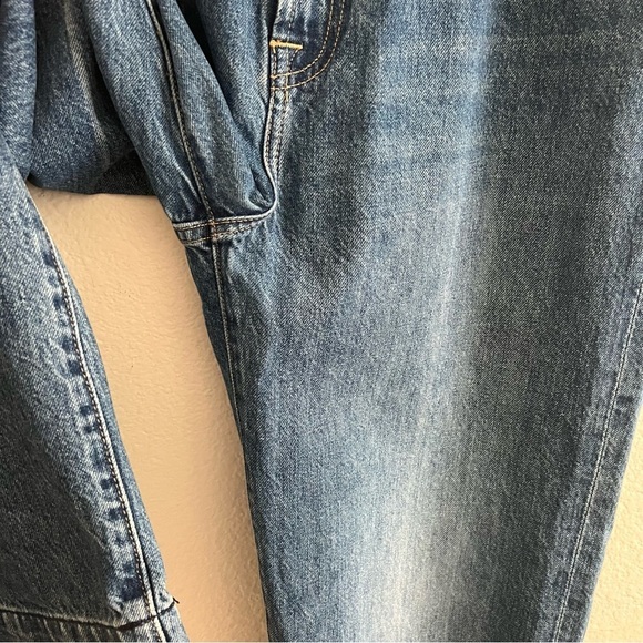 7 For All Mankind Baby Jo Crop Jean In Havana Rigid 32 - Picture 6 of 13